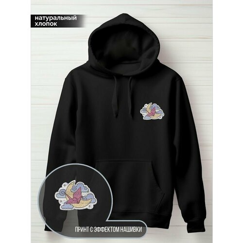 фото Худи hypnotica, размер s, черный