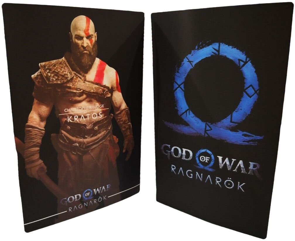 Съемные боковые панели для игровой приставки Sony PlayStation 5 с дисководом God of War: Ragnarok (PS5)