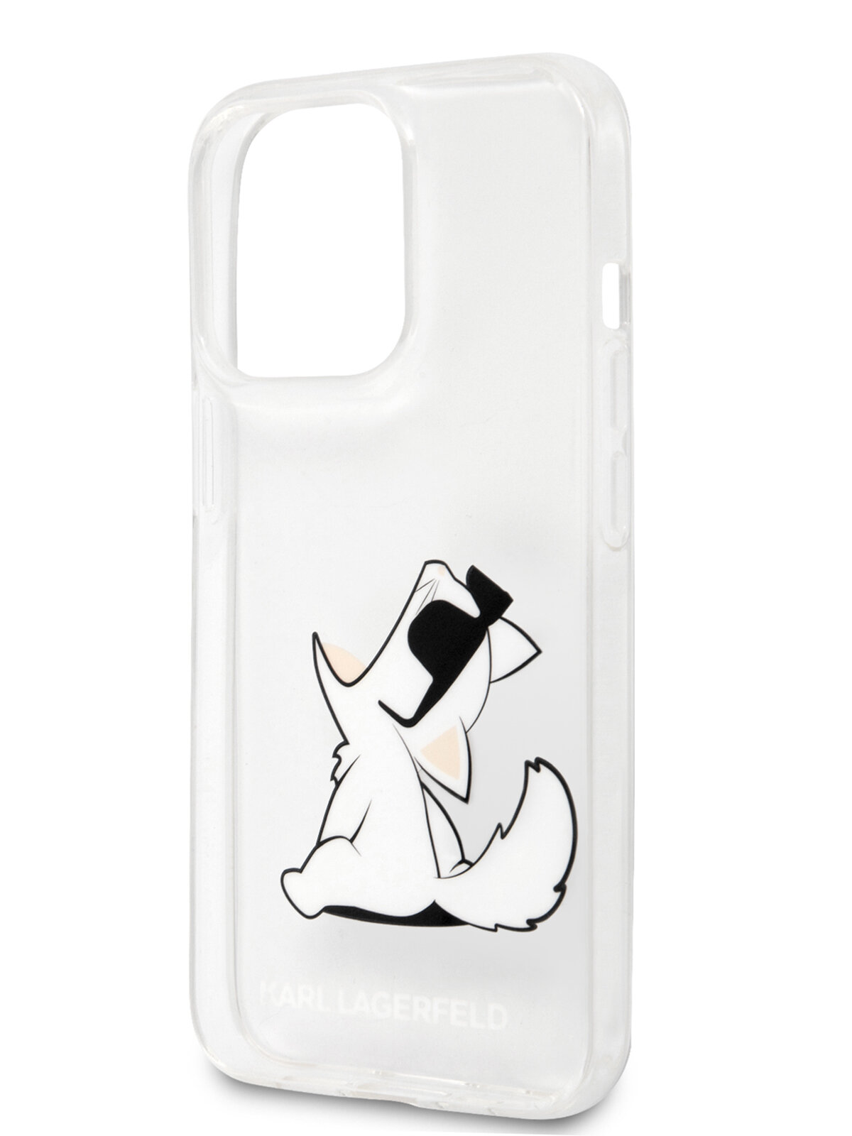 Lagerfeld для iPhone 13 Pro чехол PC/TPU Choupette Fun Hard Transparent