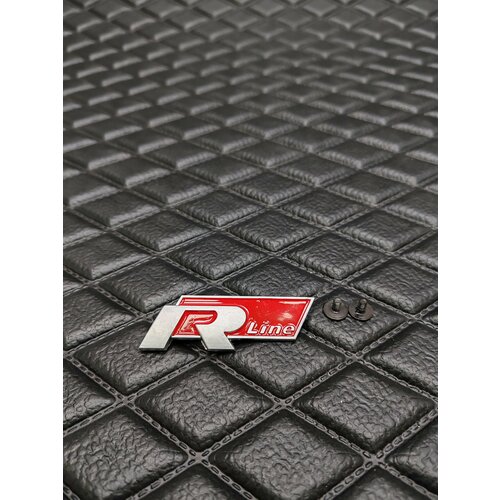 Авто лейбл Volkswagen R Line металлический фигурный