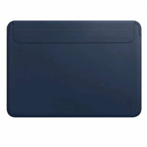 Чехол для ноутбука кожаный WiWU Skin Pro II на MacBook Pro 16.2 / Honor MagicBook / Huawei MateBook D 15 (2021) - Синий