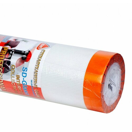 Стеклообои рогожка средняя 1*25 м SDM белый