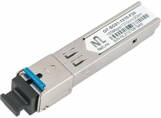 Модуль NetLink SFP-OT-SC01-1310-155Mb-20km (Tx-1310nm, Rx-1550nm)