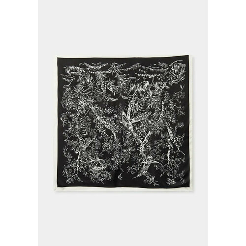 фото Платок rosedena,90х90 см, черный