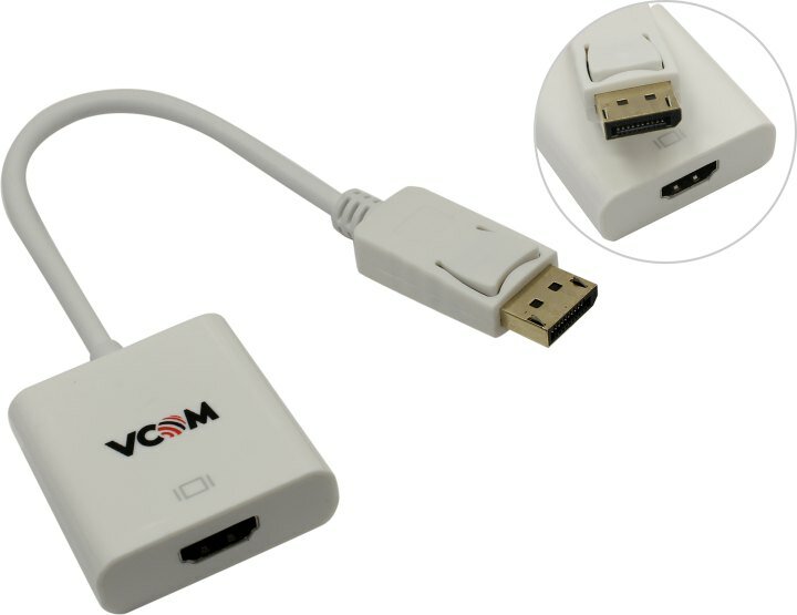 переходник DisplayPort M-HDMI F Vcom - фото №15