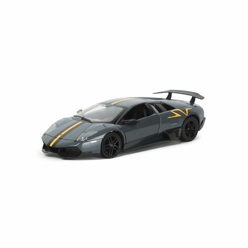 Машина Rastar 1:24 Murcielago LP670-4 SV Серая 39301 машина rastar 1 24 murcielago lp670 4 sv серая 39301