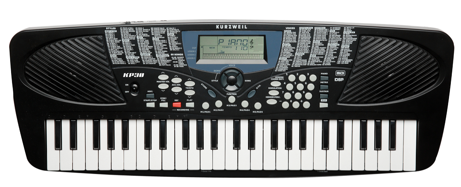Kurzweil KP30 LB Синтезатор 49 клавиша полифония 32 цвет чёрный