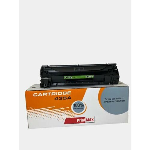 Картридж Printmax (CB435A) для HP LJ P1005/P1006, 1500 стр. тонер картридж print rite tfh919bpu1j1 cb435a черный 1500стр для hp lj p1005 p1006