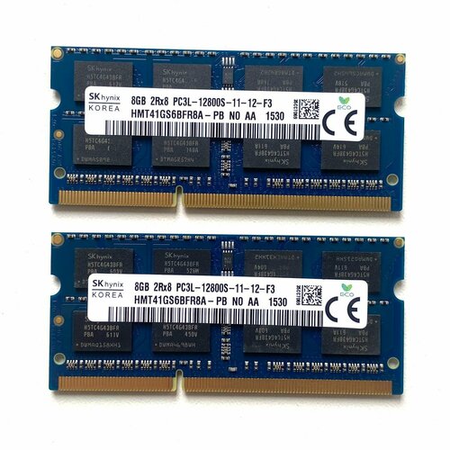 Модуль памяти SKhynix DDR3 8GB 1600МГц PC3L-12800S 13v SODIMM 2639₽