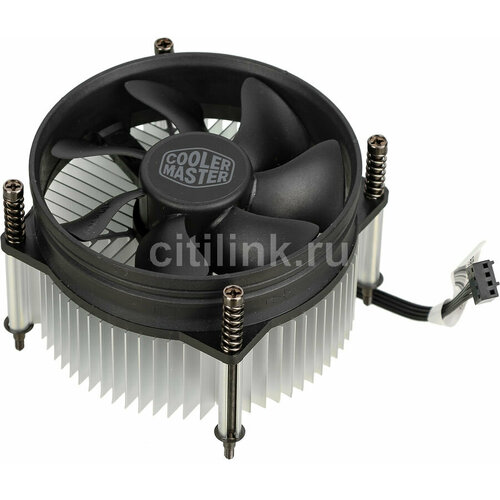 Устройство охлаждения(кулер) COOLER MASTER i50 PWM, 92мм, Ret cooler master for intel i50 pwm rh i50 20pk r1 intel 115 84w al 4pin