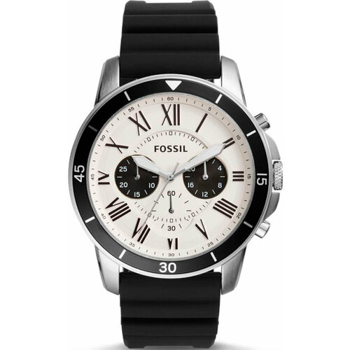 фото Наручные часы fossil, белый, черный