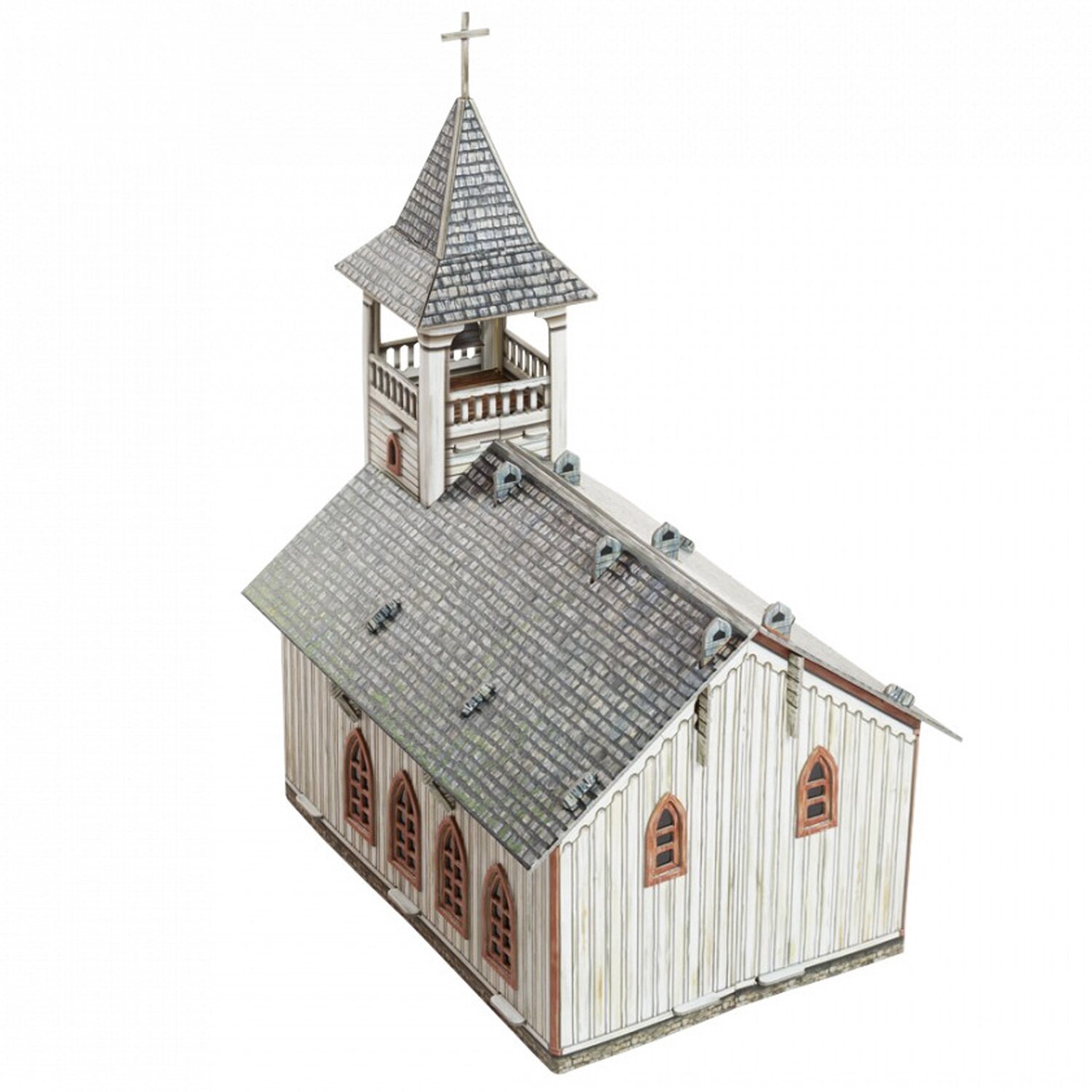 Сборная модель Умная Бумага "Дикий Запад", Церковь, картон, от 7 лет