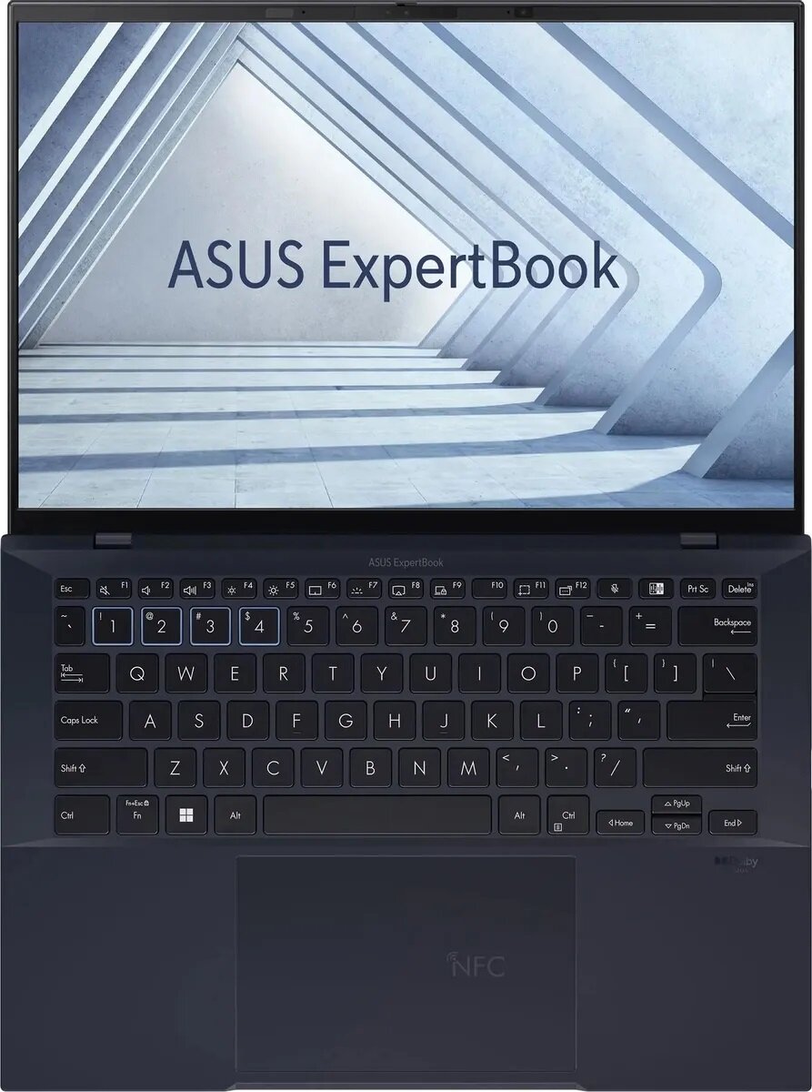 Ноутбук Asus ExpertBook B9 B9403CVA-KM0499X 90NX05W1-M00NJ0 (Core i7 1700 MHz (1355U)/16384Mb/1024 Gb SSD/14"/2880x1800/Win 11 Pro)