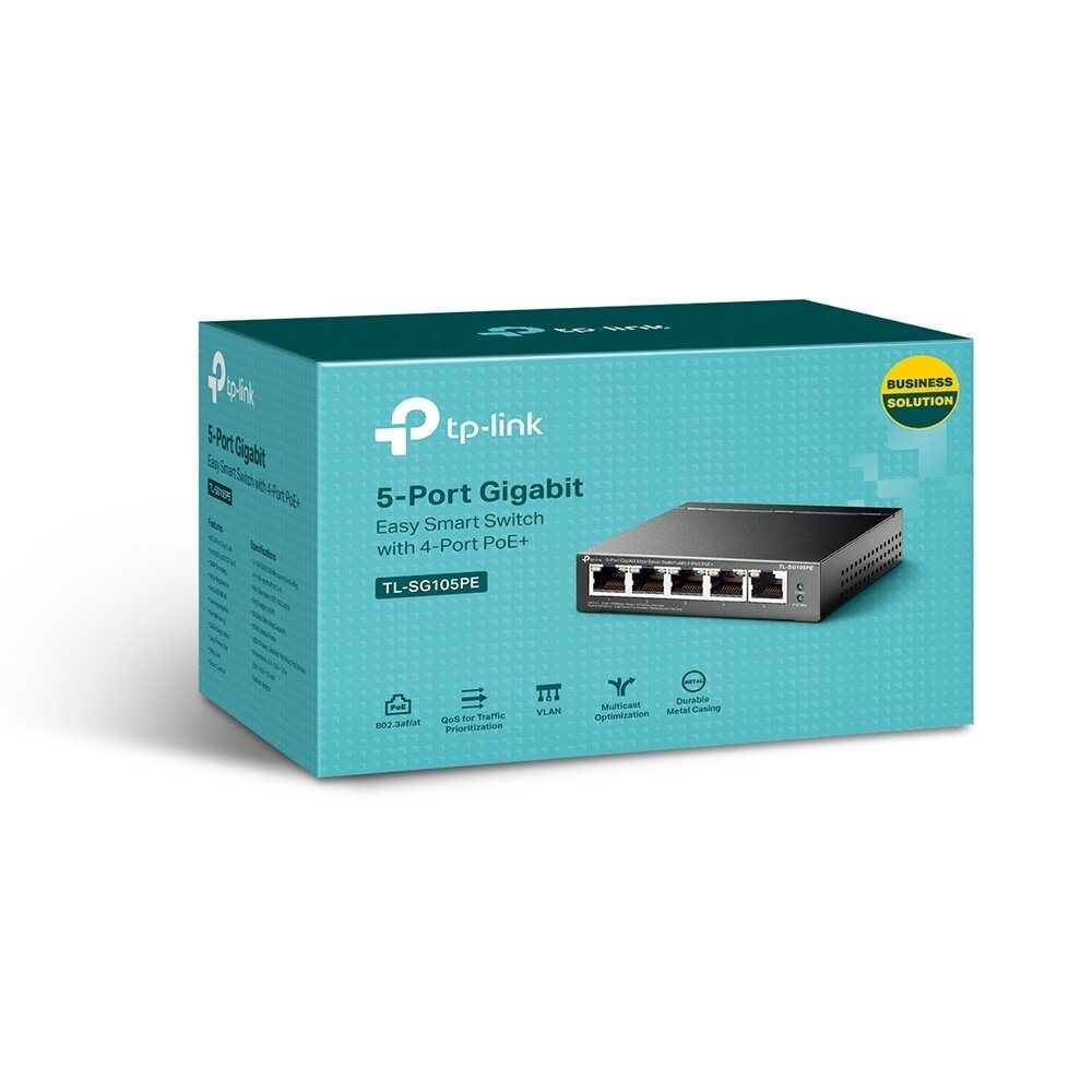 Коммутатор TP-Link 5G 4PoE+ 65W неуправляемый - фото №14