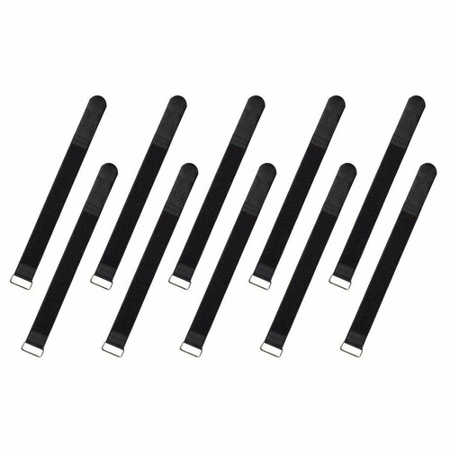 Rockboard CABLE TIES 400 B липучки для проводов (10 шт, ), черная, large
