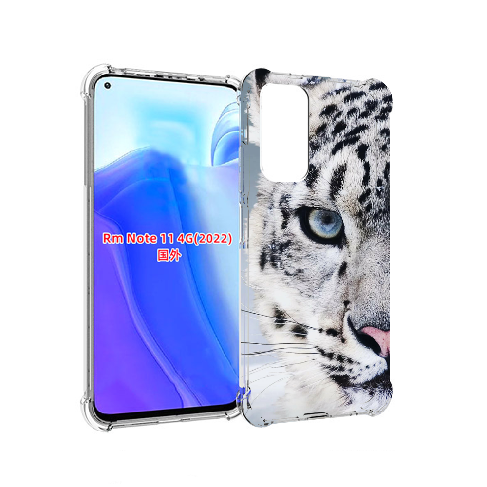 фото Чехол MyPads Снежный-барс для Xiaomi Redmi Note 11 4G ( Глобальная версия ) задняя-панель-накладка-бампер
