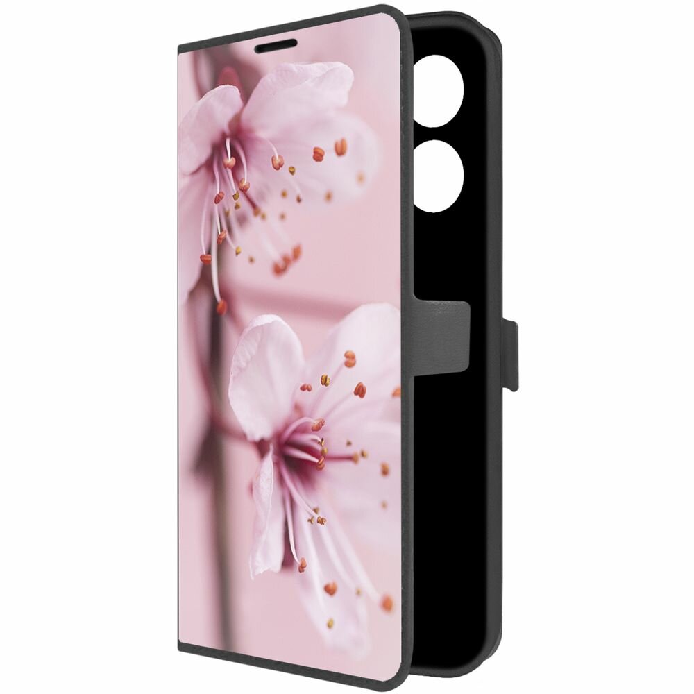 фото Чехол-книжка Krutoff Eco Book для ITEL A60s Весна (черный)