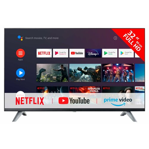 Телевизор Smart TV 35, 32 Full HD, черный