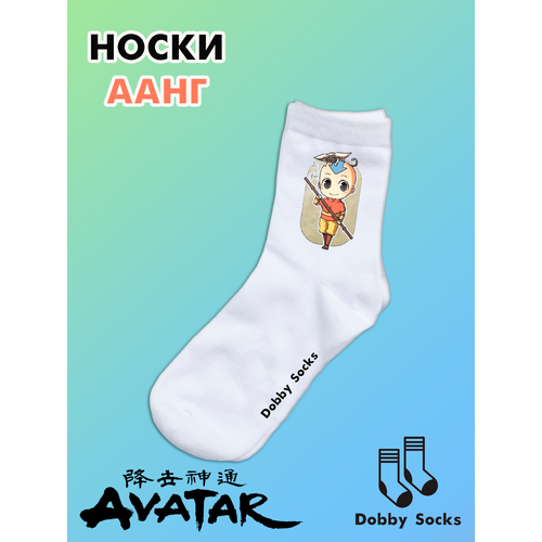 фото Носки , размер 40-43, белый dobby socks