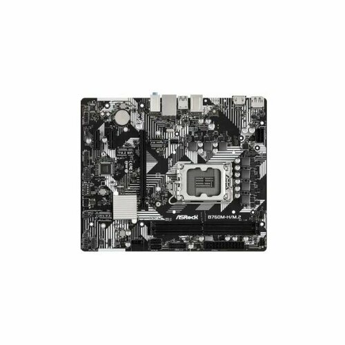 Материнская плата ASRock Soc-1700 Intel B760 2xDDR5 mATX AC97 8ch71 GbLAN RAIDHDMIDP 1220800₽