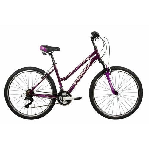 Городской велосипед Foxx Salsa 26 (2024) 19 AND quot 26SHV. SALSA.19VT4 (фиолетовый) велосипед foxx 26 bianka d белый алюминий размер 17 26ahd biankd 17wh2