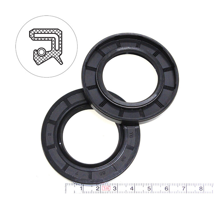 Манжета армированная (Сальник) 35х58х7 (тип 2 / TC) 70NBR (упаковка 10 шт.)