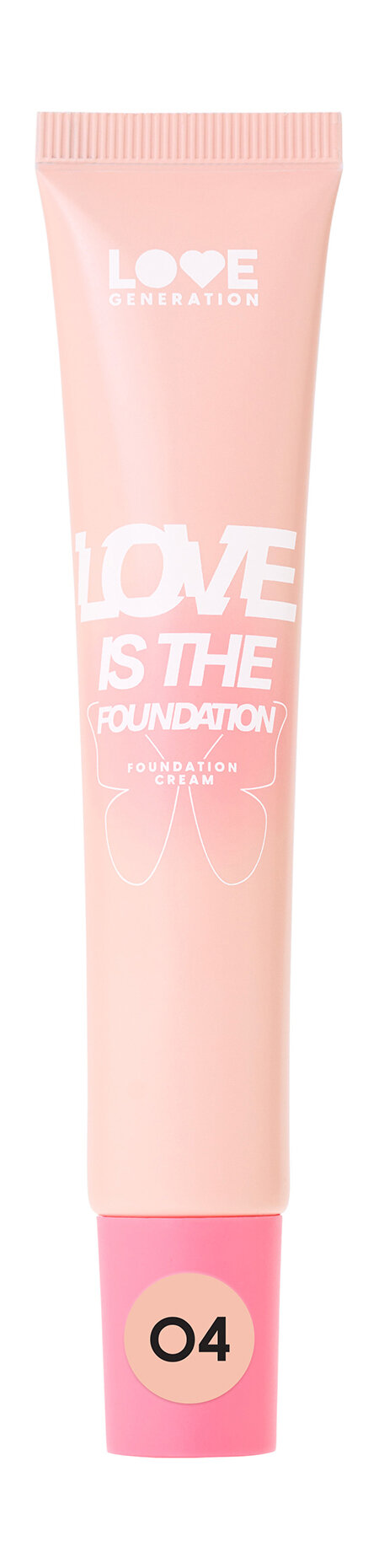 LOVE GENERATION Тональный крем Love is the Foundation, 30 мл, 04 Бежевый