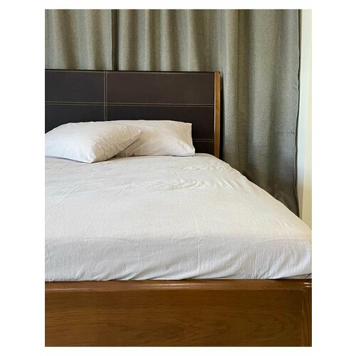 Простынь из вареного хлопка на резинке 180х200 см