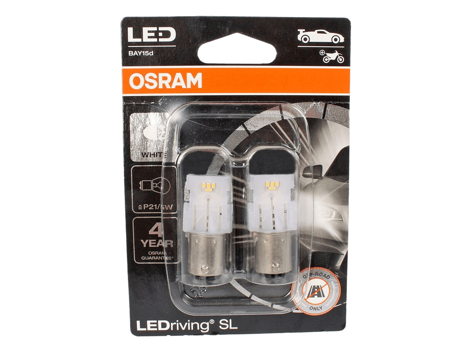 Лампа 12V 1.7W OSRAM 7528DWP-02B