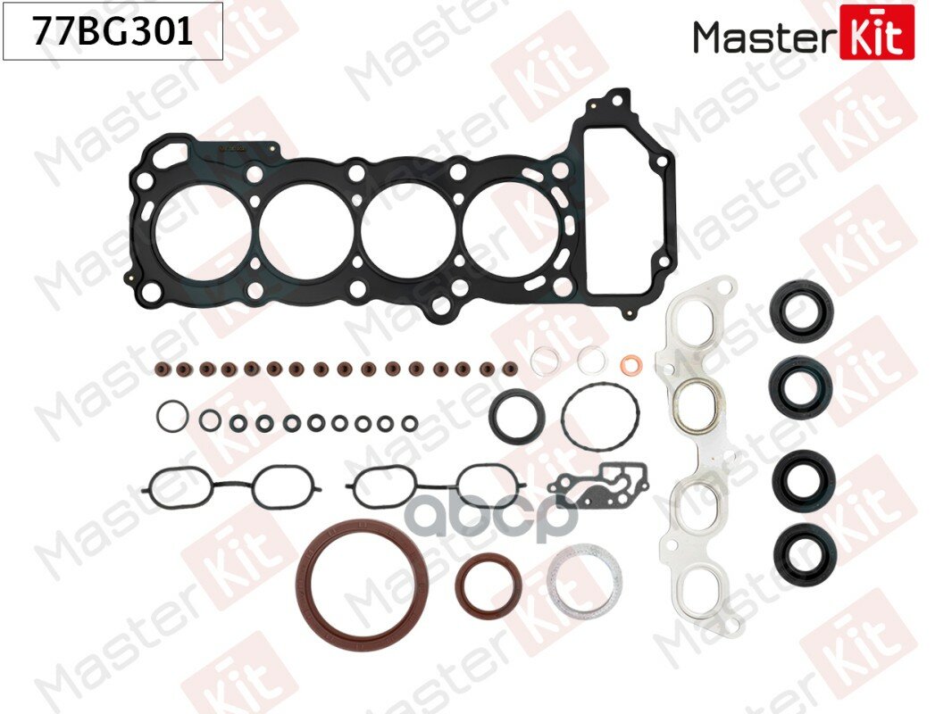 Комплект Прокладок Головки Блока Цилиндров Suzuki J20a MasterKit арт. 77BG301