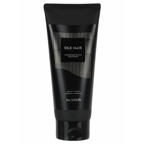 Кондиционер для волос Silk Hair Darkening Black Treatment, The Saem