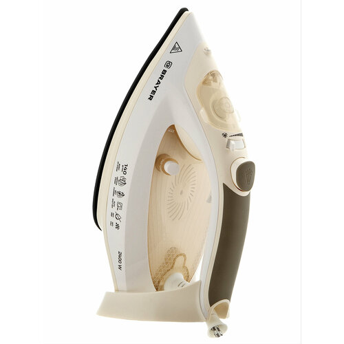 Утюг 2400ВТ керамич Покрытие С отпар1 темп Дткан самооч антикап ЗАЩ от накипи РЕЗ 280МЛ BRAYER 648000₽