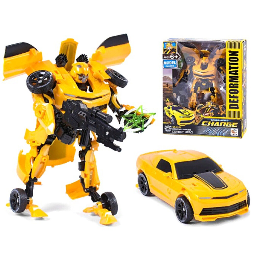 Игрушка детская машина - робот трансформер для мальчика / 27,6*10*33,2 см / 611-26