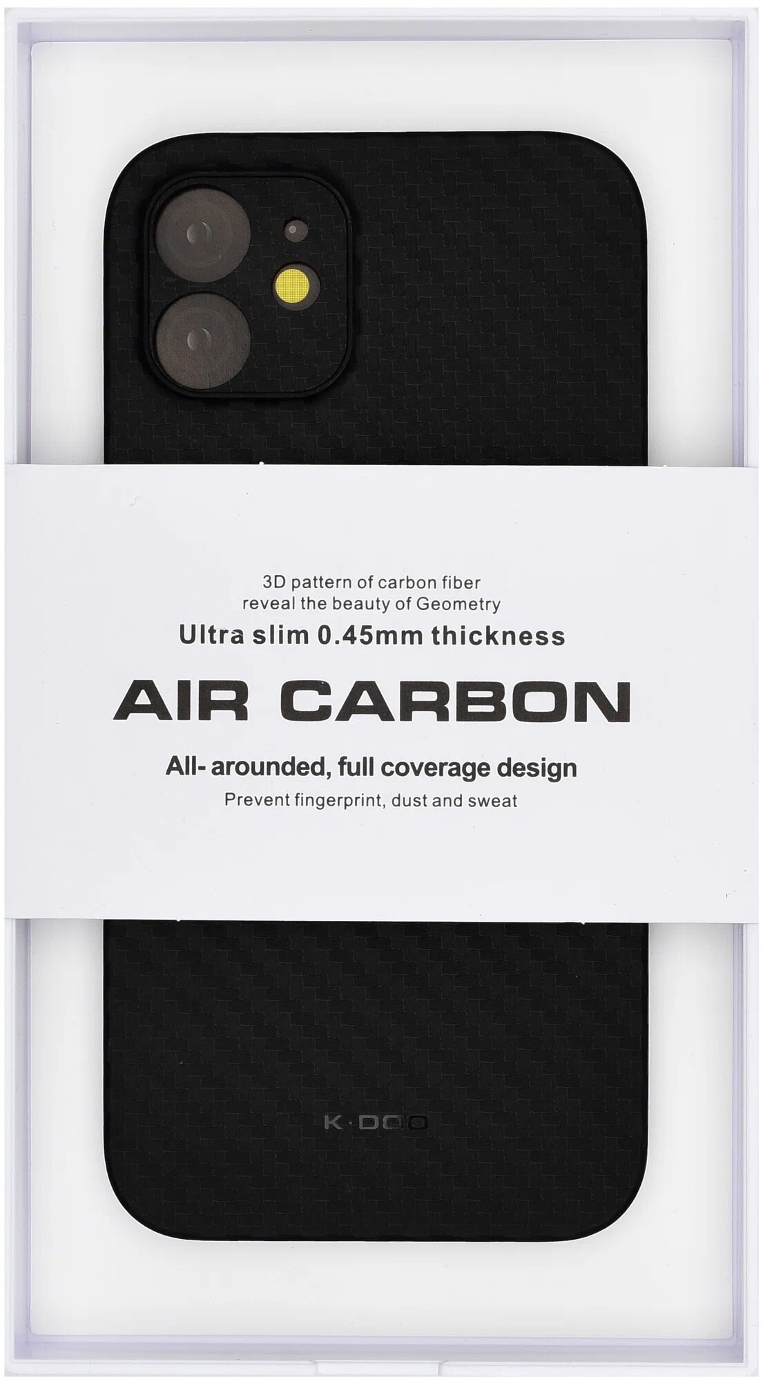 Чехол Для iPhone 12 / K-Doo / Air Carbon / Синий