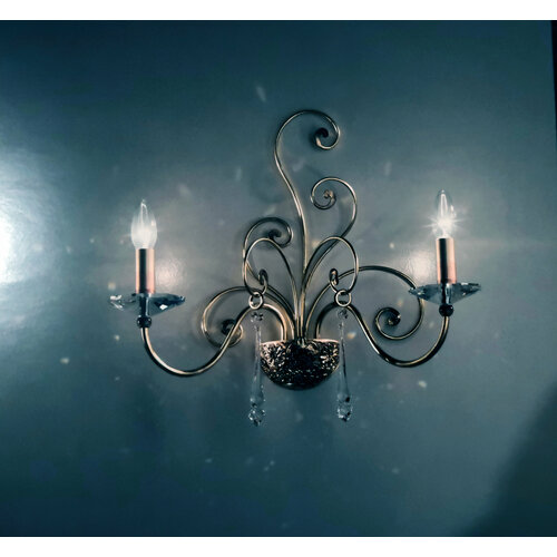 Светильник настенный (бра) Masca Damasco 1828/A2 argento