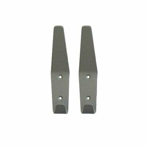 Набор крючков (2шт) Большой, серебряный, металл