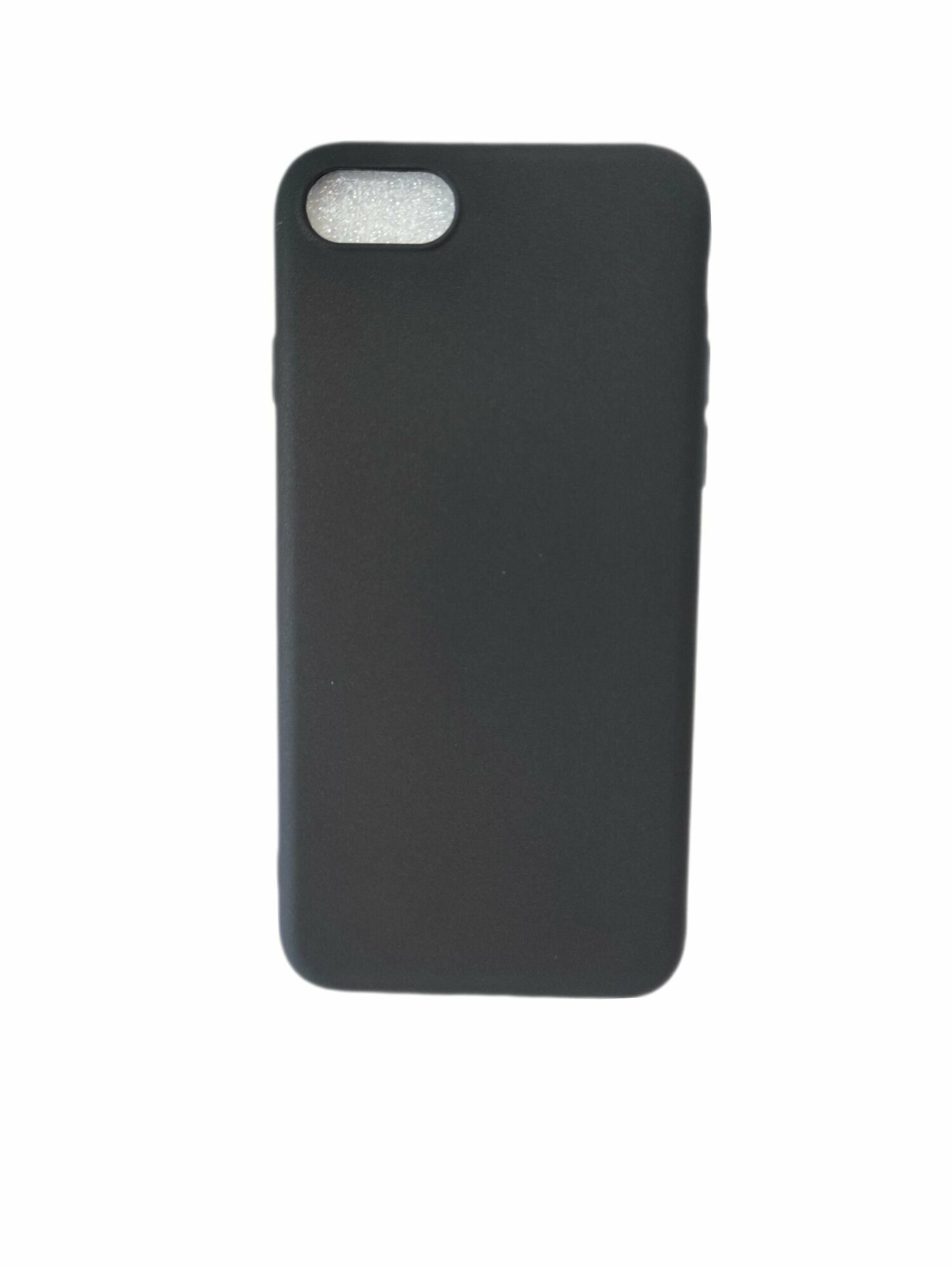 IPhone 7 / 8 / SE 2020 силиконовый чёрный чехол, эпл айфон се 2020 бампер накладка