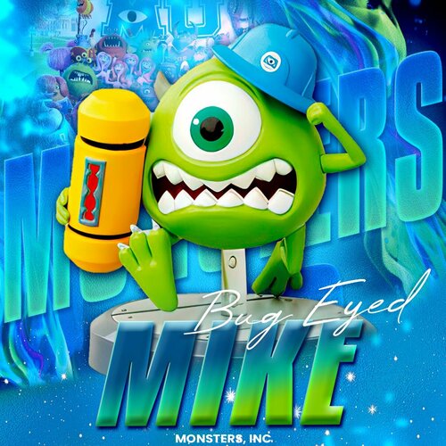 Коллекционная фигурка Bug Eyed Mike Wazowski, Monsters Inc