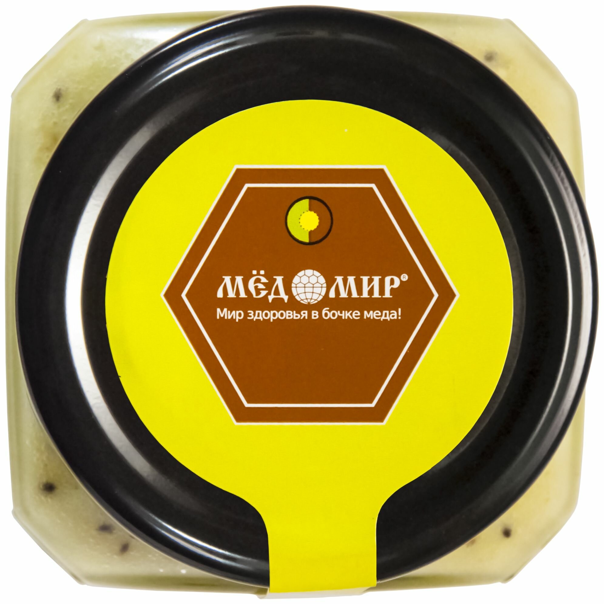 Мёд натуральный взбитый, "Медовый мусс с киви" 330 гр.