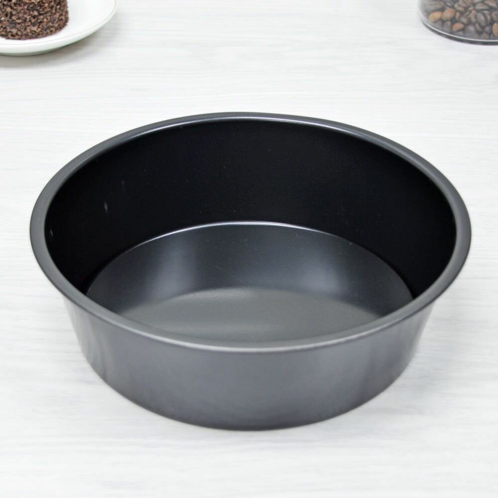 фото Форма для выпечки 22х7 см, съемное дно, металлическая