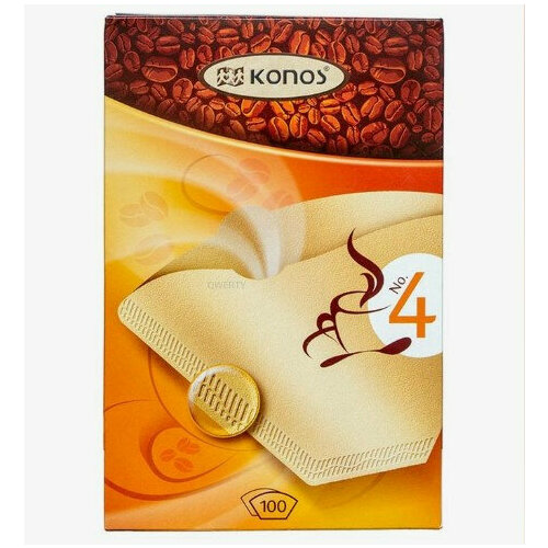 Одноразовые фильтры для капельной кофеварки Konos Отбеленные Размер 4 999₽