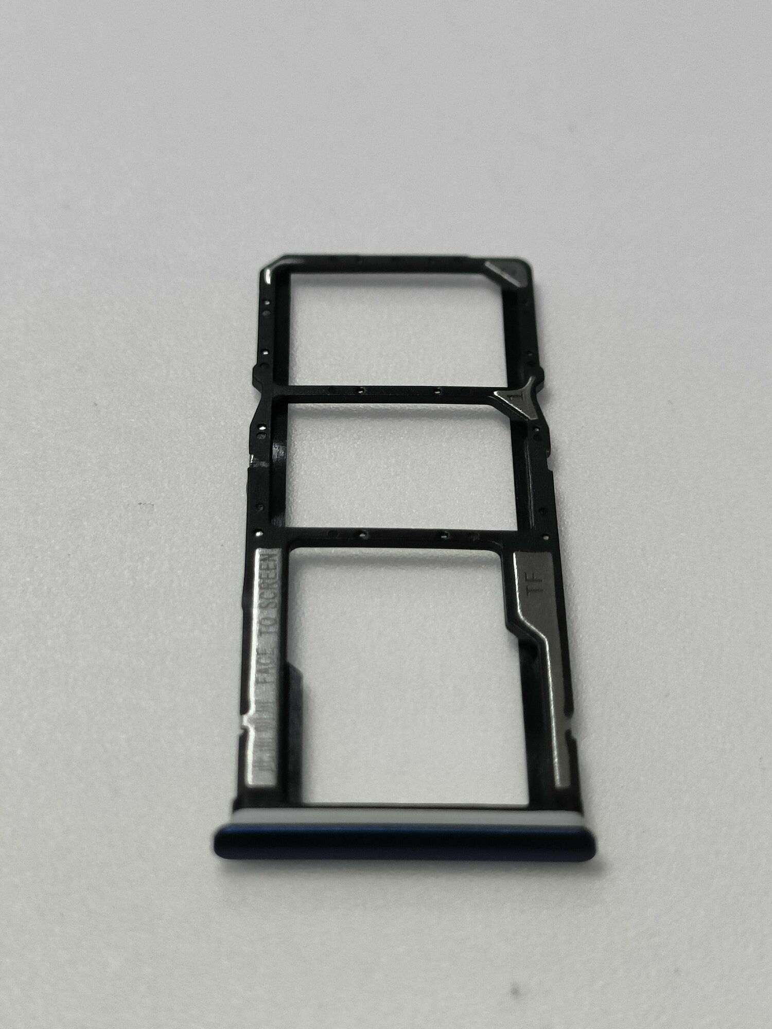 Сим лоток для xiaomi redmi 9t синий — фото 1