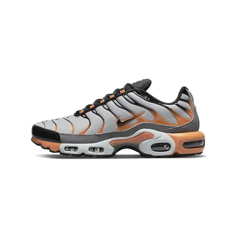 Кроссовки NIKE Air Max Plus, полнота 10, размер 8US, черный, оранжевый