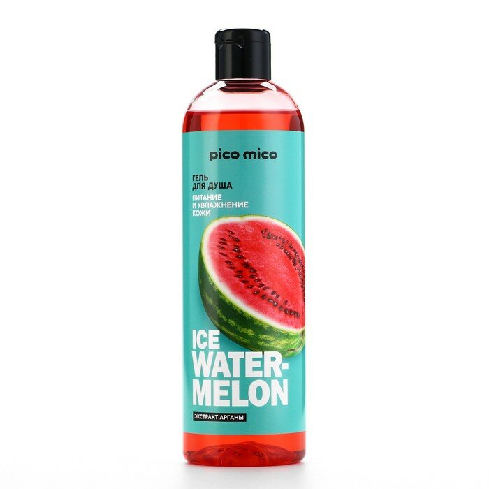 PICO MICO Гель для душа Ice watermelon, 400 мл, аромат арбуз, PICO MICO
