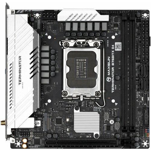 Материнская плата Maxsun Terminator B760ITX D4 WIFI MS-TERMINATOR B760ITX D4 WIFI 1578000₽