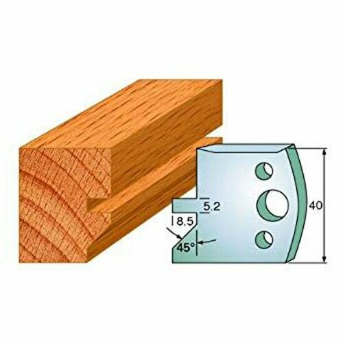 Комплект из двух ножей Cmt 690.084, два ножа 40x4 SP