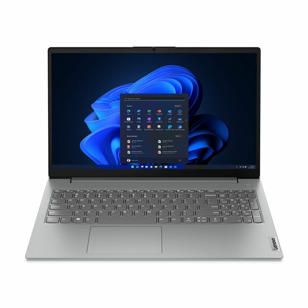 Ноутбук Lenovo V15 G4 AMN 15.6 (1920x1080) TN/AMD Ryzen 5 7520U/8ГБ LPDDR5/512ГБ SSD/Radeon 610M/Без ОС серый (82YU00W9IN)