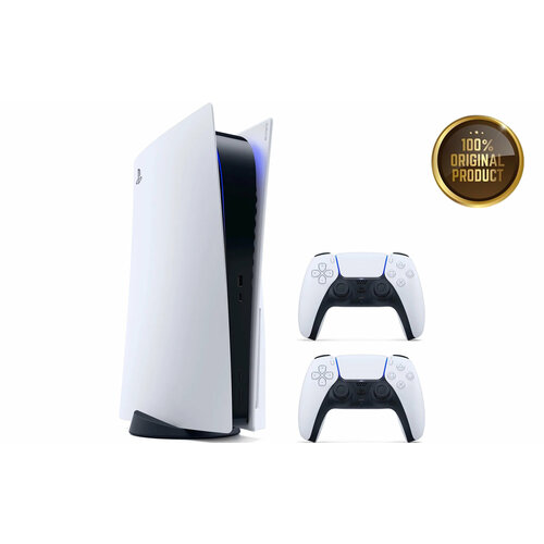 Игровая приставка Sony PlayStation 5 ps5 3 ревизия с дисководом 825 ГБ SSD два геймпада 9700000₽