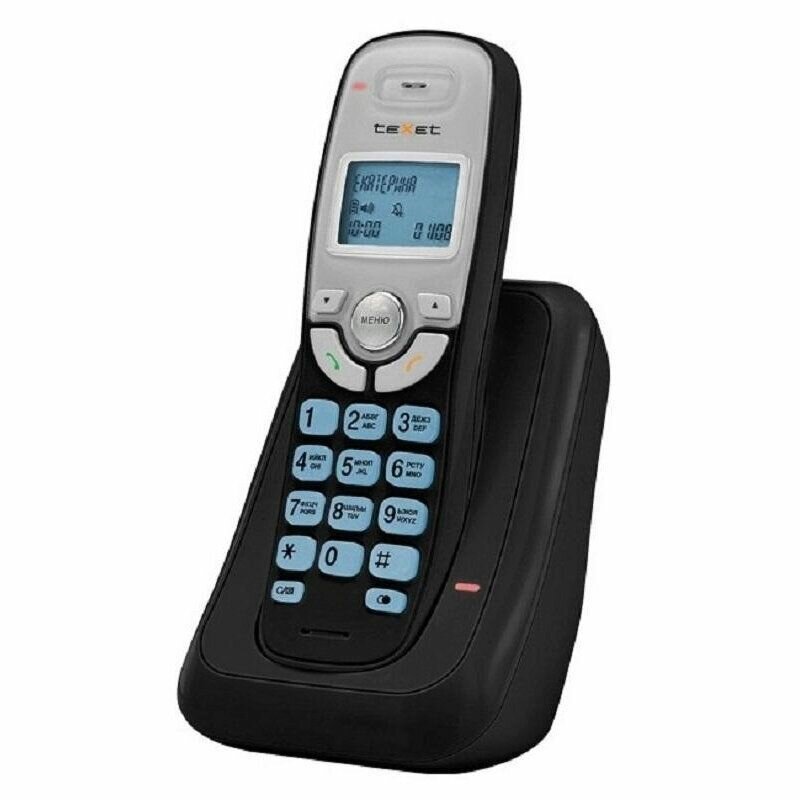 Бесшнуровой телефонный аппарат teXet TX-D6905А цвет черный