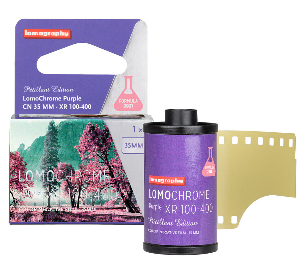 Фотопленка Lomography LomoChrome Purple Pétillant 135, ISO 100-400